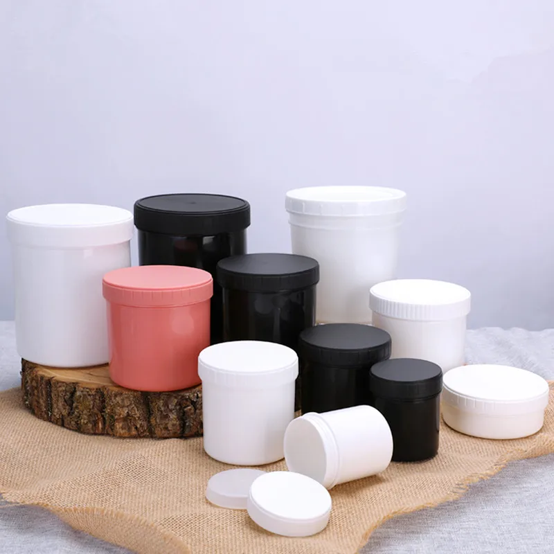 

1000ml Empty Plastic jar for Cosmetic Cream Makeup Container Food Grade Food Liquid storage box leakproof 1PCS