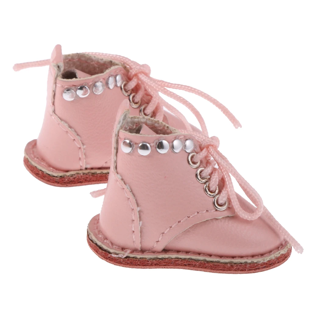 

Fashion Doll Shoes Handmade Leather PU Leather Shoes for 12 ''