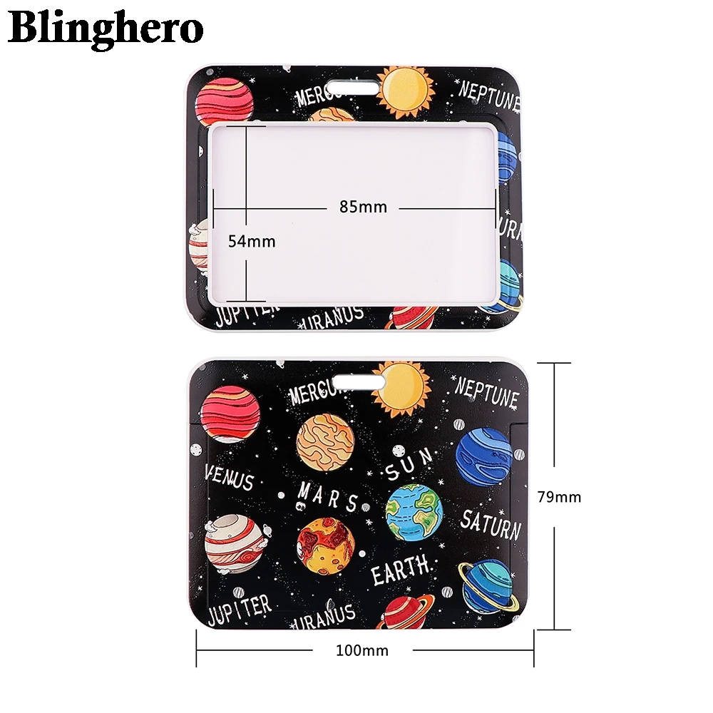 CB335 пространство планеты творческих шнурки значки ID карты ремешки для мобильных