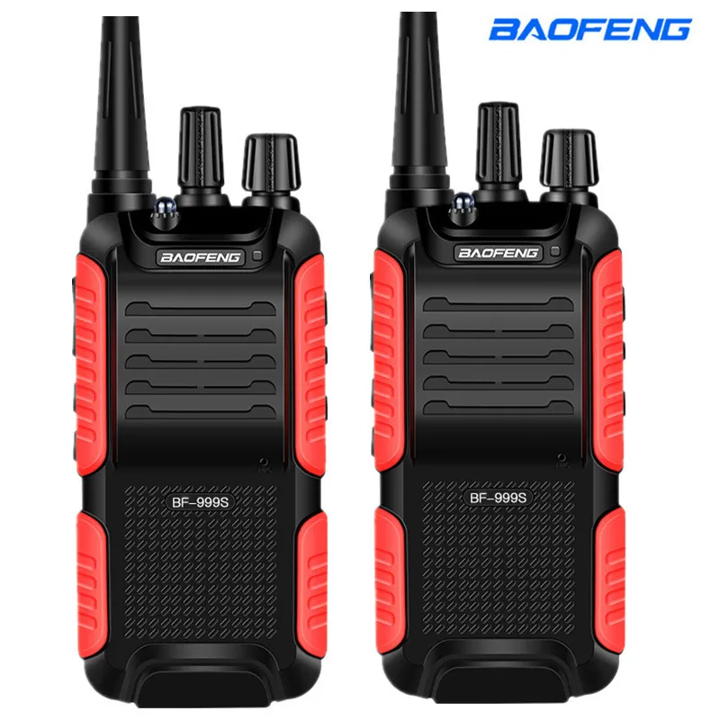 

2pcs Baofeng BF-999S high power 8W 1800mAh Two-way Radio walkie talkie 10km CB Radio FM Transceiver walkie-talkie рация