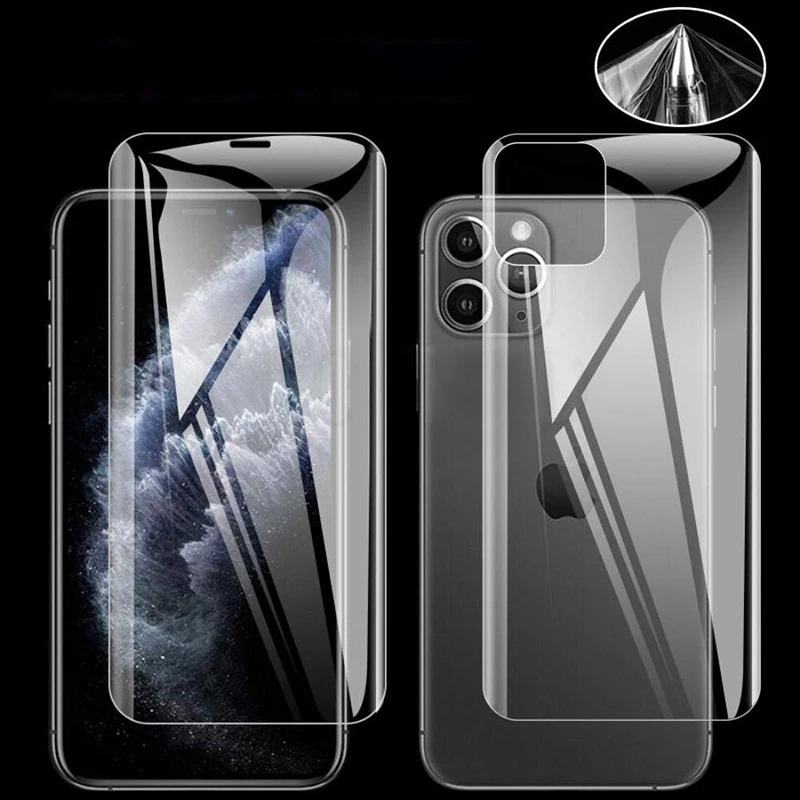 Для iPhone 11 Pro XS MAX XR X защитный чехол Передняя Задняя крышка для I Phone Aiphone 8 7 6s Plus