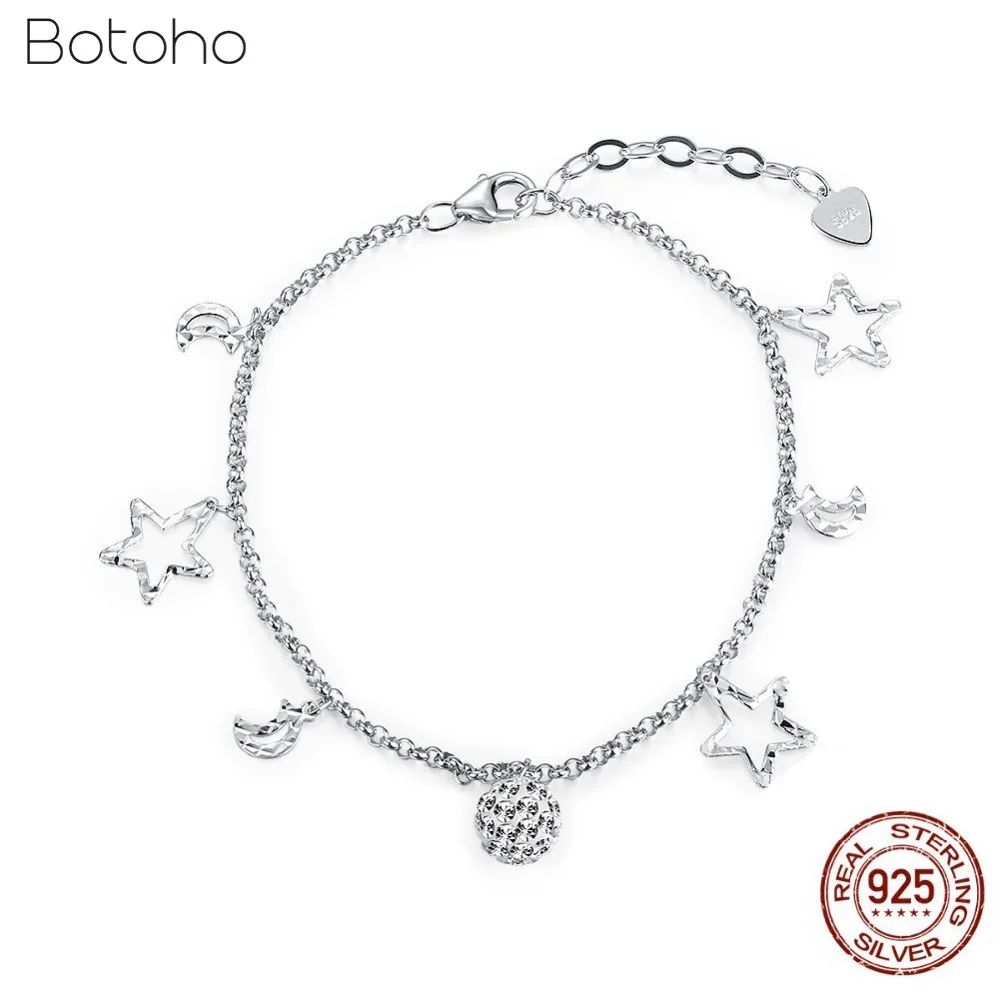 Браслеты на ногу для женщин и девушек ювелирные украшения из Стерлингового