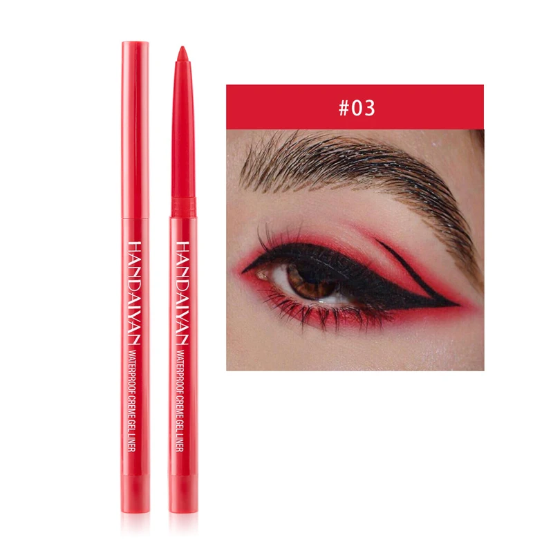 

20-color Waterproof Colored Gel Eyeliner Pen Pearlescent Matte Not Easy To Smudge Eyeliner Glue Pen Eye Liquid Pen Eye Shadow