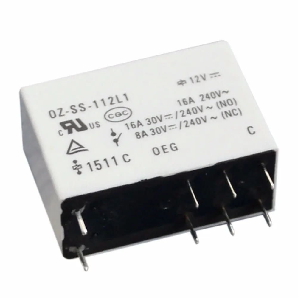 Новое оригинальное реле мощности TE TYCO OEG OZ-SS-112L1 8PINS 12V 16A, 10 шт.