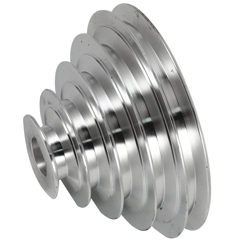 

25mm Bore Aluminum Pagoda Wheel A Type 5 Step Pagoda Pulley Wheel for V-Belt Timing Belt
