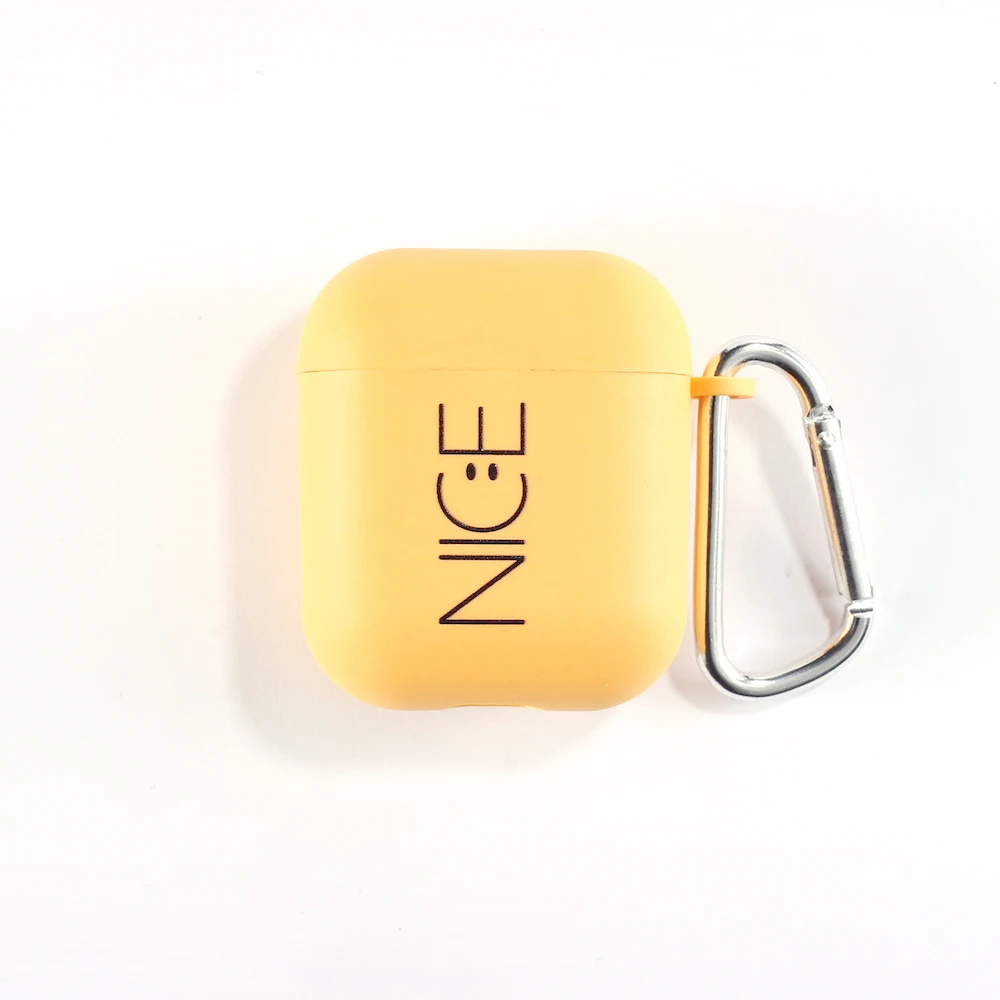 

Smile Face Lover Vibes Earphone Case For Apple iPhone Charging Box For AirPods Pro Soft Candy Color Carabiner Cover Accessories