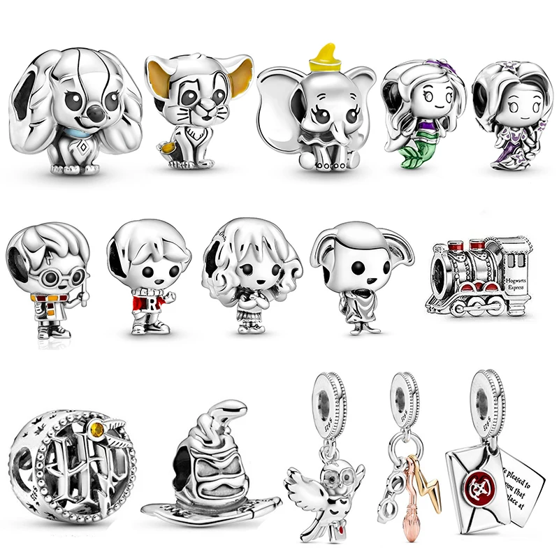 

Лидер продаж 100% Серебро 925 пробы серия Гарри шармы бусины подходят для оригинального браслета Пандора Изготовление ювелирных изделий подар...