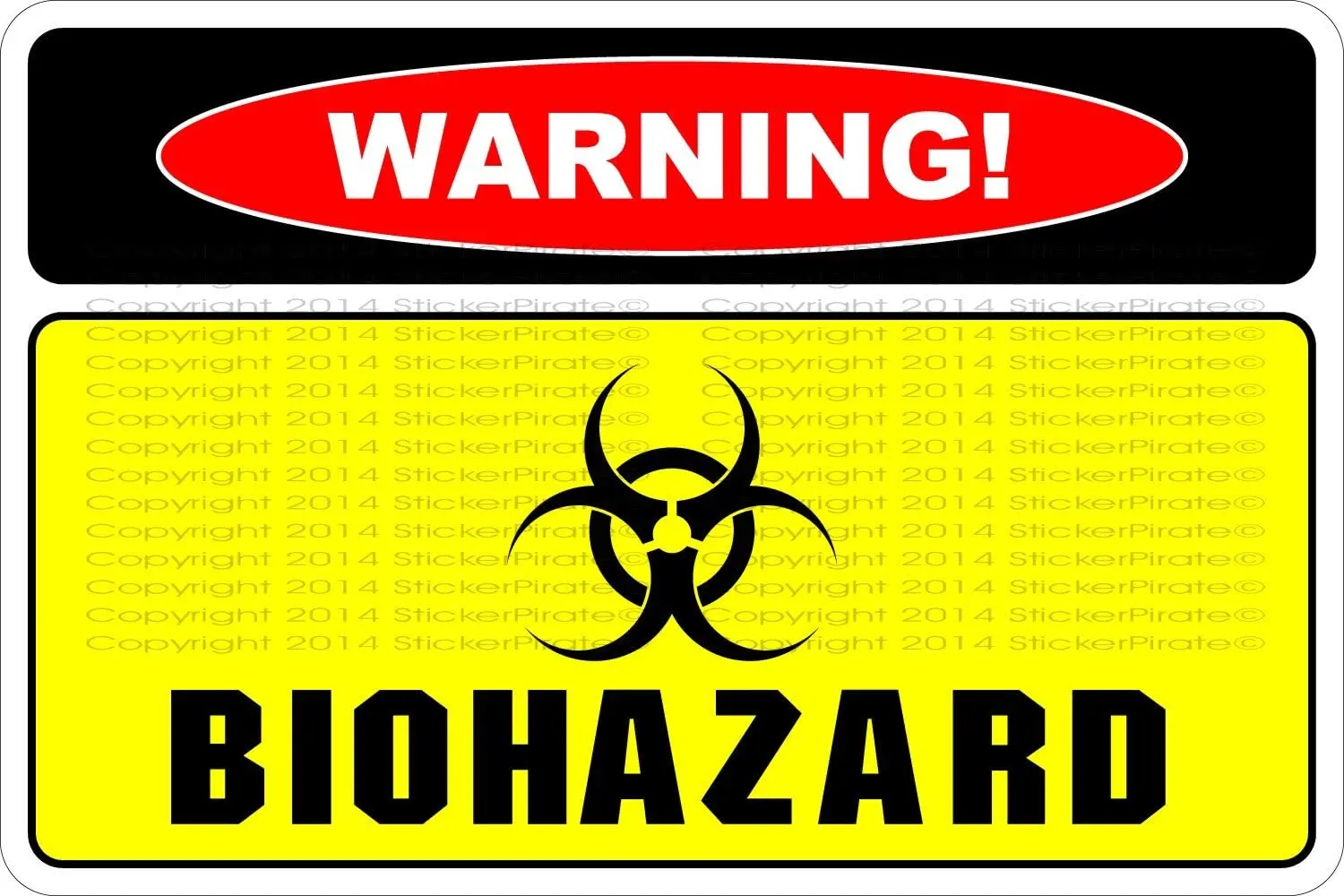 

Наклейка с пираПредупреждение ением, биоопасность, 8x12 дюймов, металлический знак, новинка, алюминий NS 558