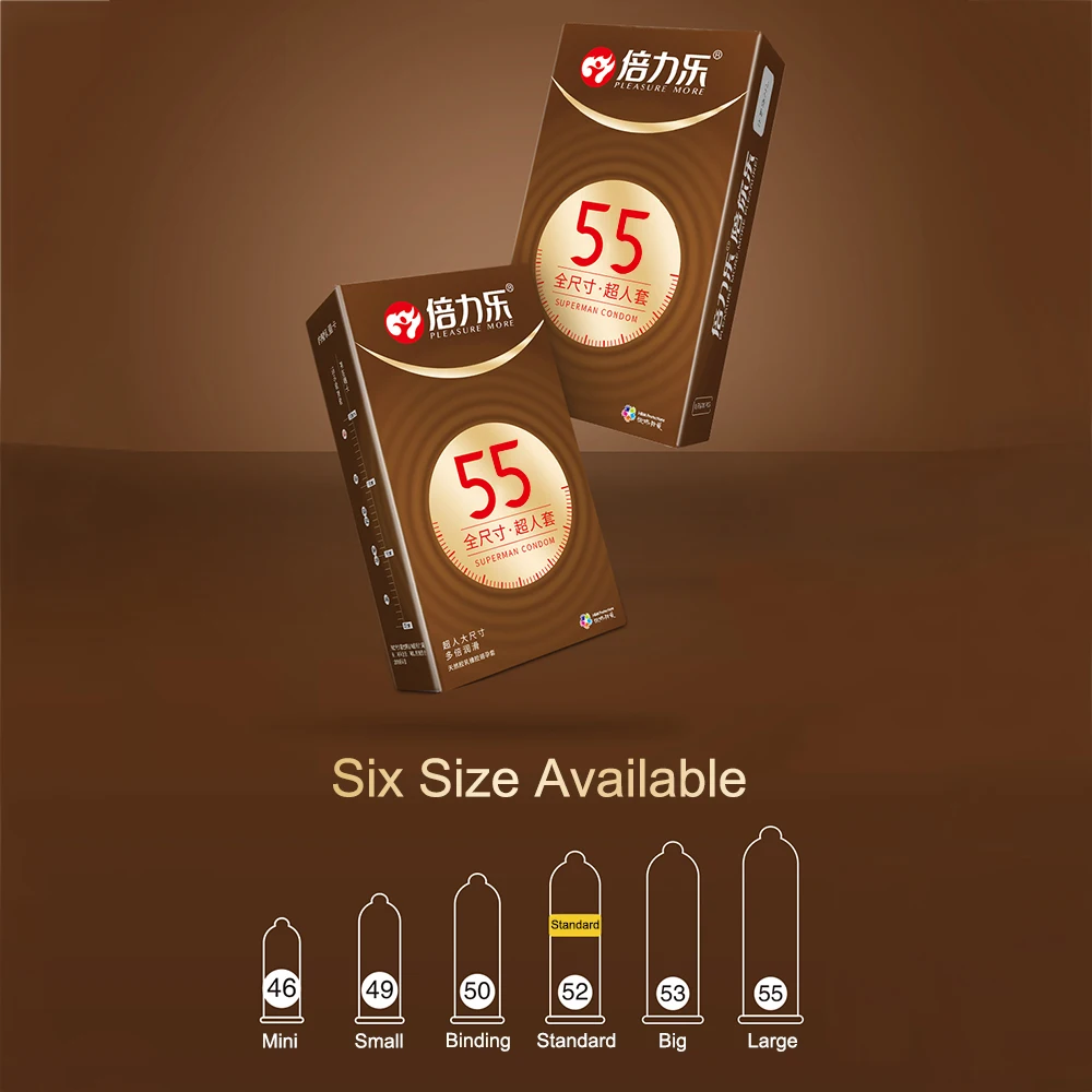10 шт. Секс игрушки размера плюс презервативы для Для мужчин/46/49 50/52/55 мм небольшого
