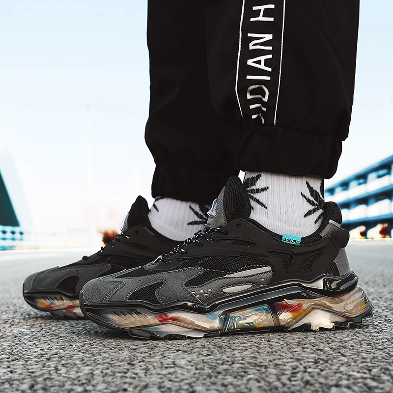 

High Quality Men's Running Shoes Comfortable Breathable Unisex Sports Shoes Rubber Hard-Wearing Brand Sneakers Trend Women Shoes