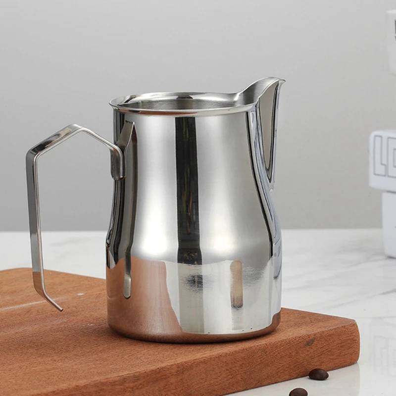 

500Ml Milk Frothing Jug Thick Coffee Milk Foamer Mugs with 58MM Coffee Portafilter Coffee Machine Bottomless Filter