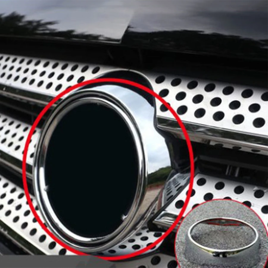 

Chrome Front Center Grille Ring Cover Trim For Benz Metris Vito W447 2016-2020
