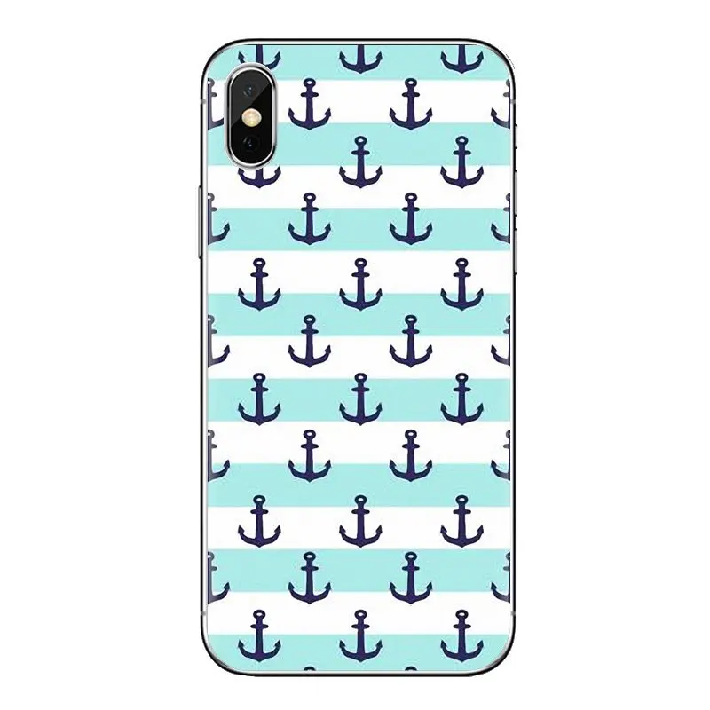 Navy Stripes Hope Anchor Soft Transparent Cases Covers For Xiaomi Redmi 4A S2 Note 3 3S 4 4X 5 Plus 6 7 6A Pro Pocophone F1 |