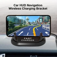 qi universal wireless charger car charging for iphone x 8 11 pro pad for samsung s9 s20 fast charger dashboard holder stand