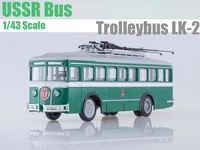 new eac 143 scale bus trolleybus lk 2 ussr cars by editions collections diecast model for collection