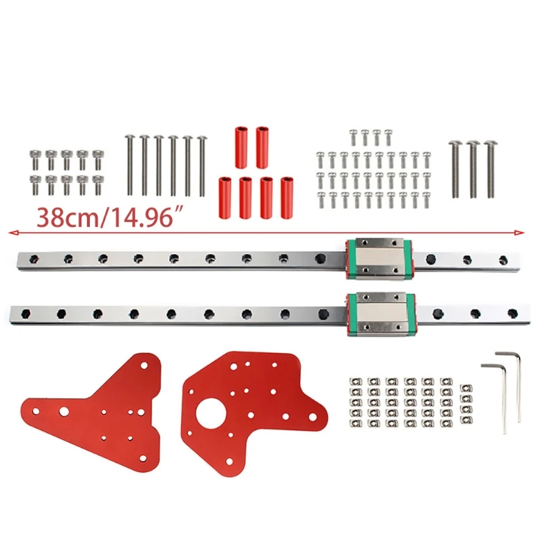 

1 Set Dual Z Axis MGN12H Linear Rails Kit for Creality Ender-3/3S/PRo 3D Printer