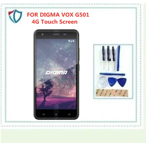 Для DIGMA VOX G501 4G VS5033ML сенсорный экран модуль ЖК-дисплея запасные части инструмент +