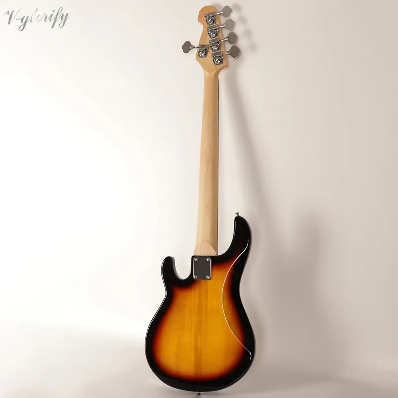 Высокое качество sunburst Цвет новинка 5 струн бас гитара с бесплатной сумкой|custom bass