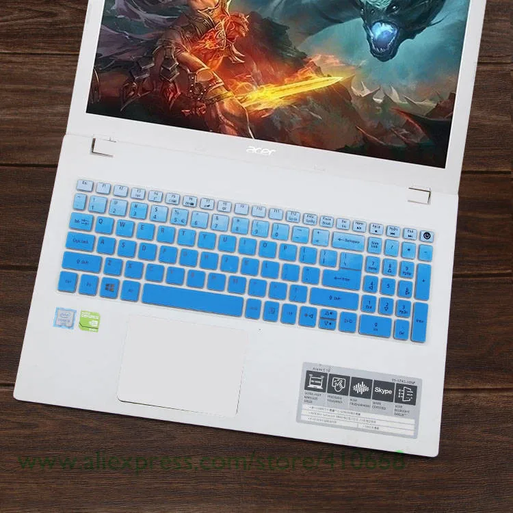 15 6 дюймов силиконовый защитный чехол для клавиатуры Acer Aspire 5 A515 с защитой от