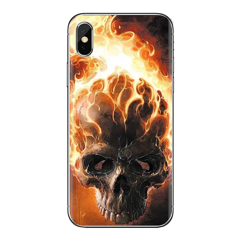 Мягкие прозрачные чехлы с мультяшным черепом для Xiao mi 4 5 5s 6 A1 A2 5X6X8 9 Lite SE Pro Max Mix 2 3 2S
