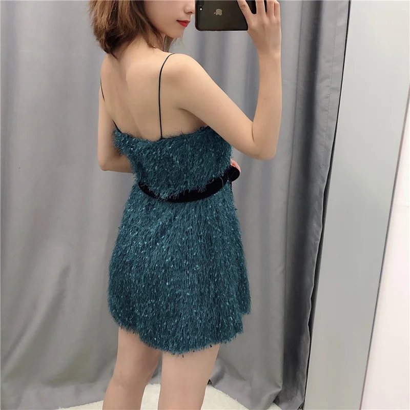 Новые модные комбинезоны с кисточками женский комбинезон пляжный на бретельках