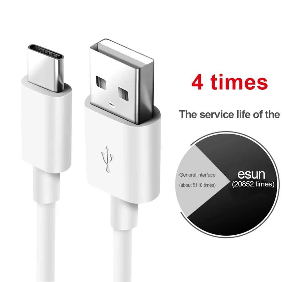 Кабель usb type-C для xiaomi redmi note 7 USB-C быстрая зарядка мобильных телефонов 2A зарядный