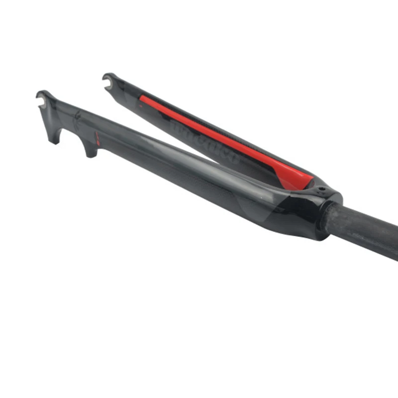 

Hot Road Bike Front Fork Full Carbon Fiber Straight Tube Shock Absorption Front Fork Bicycle Accessories X85