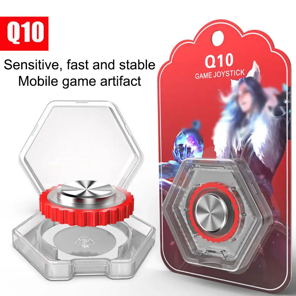 Q10 Mobile Games Joystick Round Game Screen Sucker Controller for Android iOS Computer For PUBG With | Электроника