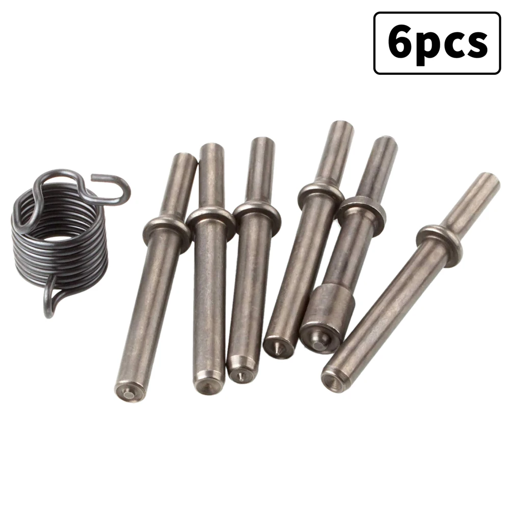 

6pcs/Lot Air Hammer Head Air Chisel Hard Steel Solid Impact Hammer Head Support Pneumatic Tool For Knocking / Rusting Removal