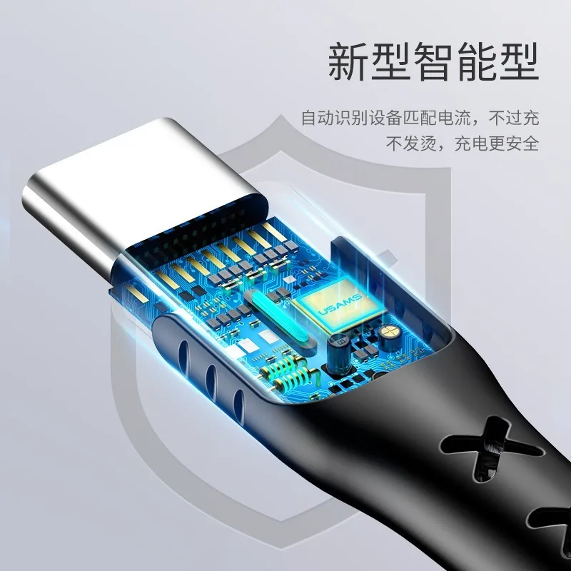 Божу Тип usb C кабель для samsung S10 huawei P30 Pro Быстрая зарядка type-C зарядки мобильного