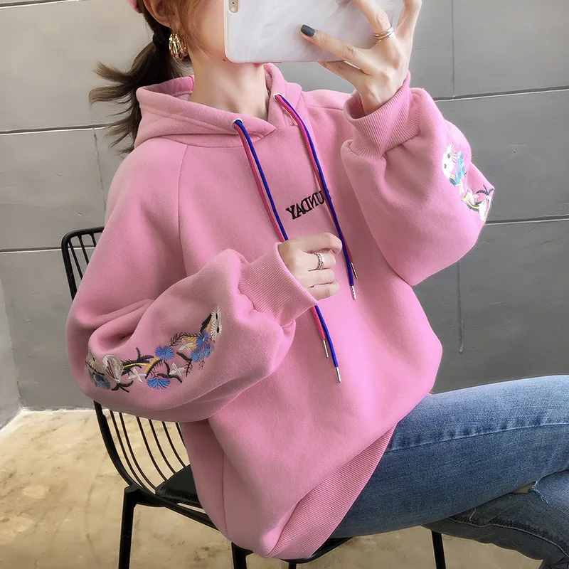 

2019 new autumn winter women fashion casual Girls cute Sweatshirt woman Hoodies