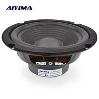 aiyima 1pc 6 5 inch midrange bass speaker unit 48 ohm 150w audio amplifier bookshelf woofer loudspeaker for home theater diy