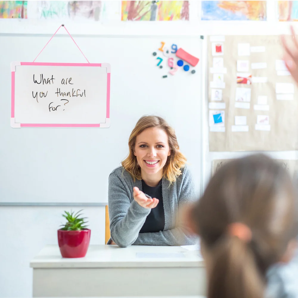 

1 Set Erasable Double-sided Writing Board Hanging Type Note Board for Home