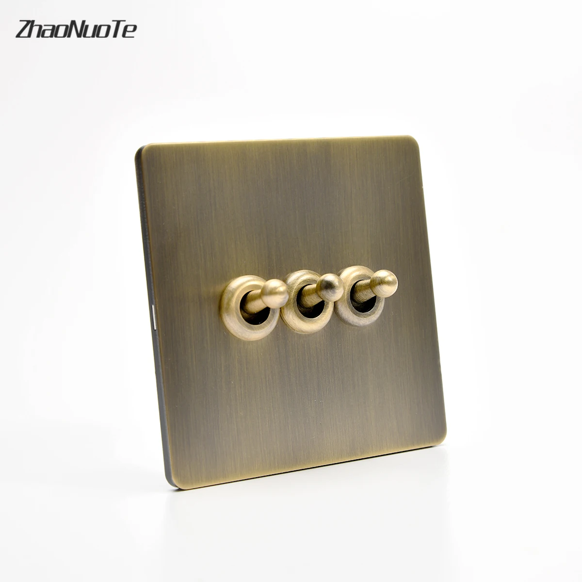 Переключатель настсветильник 1-4 ряда античный тип 86 зеленый бронзовый матовый