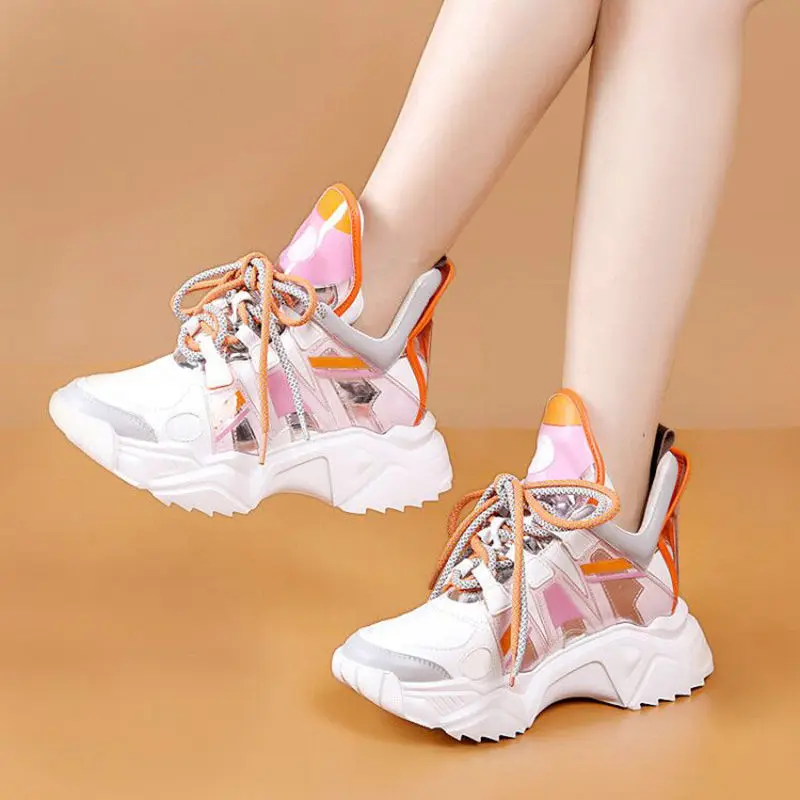 

2021 summer new online celebrity Torre shoes women's breathable sports shoes casual women's shoes mesh color shoes