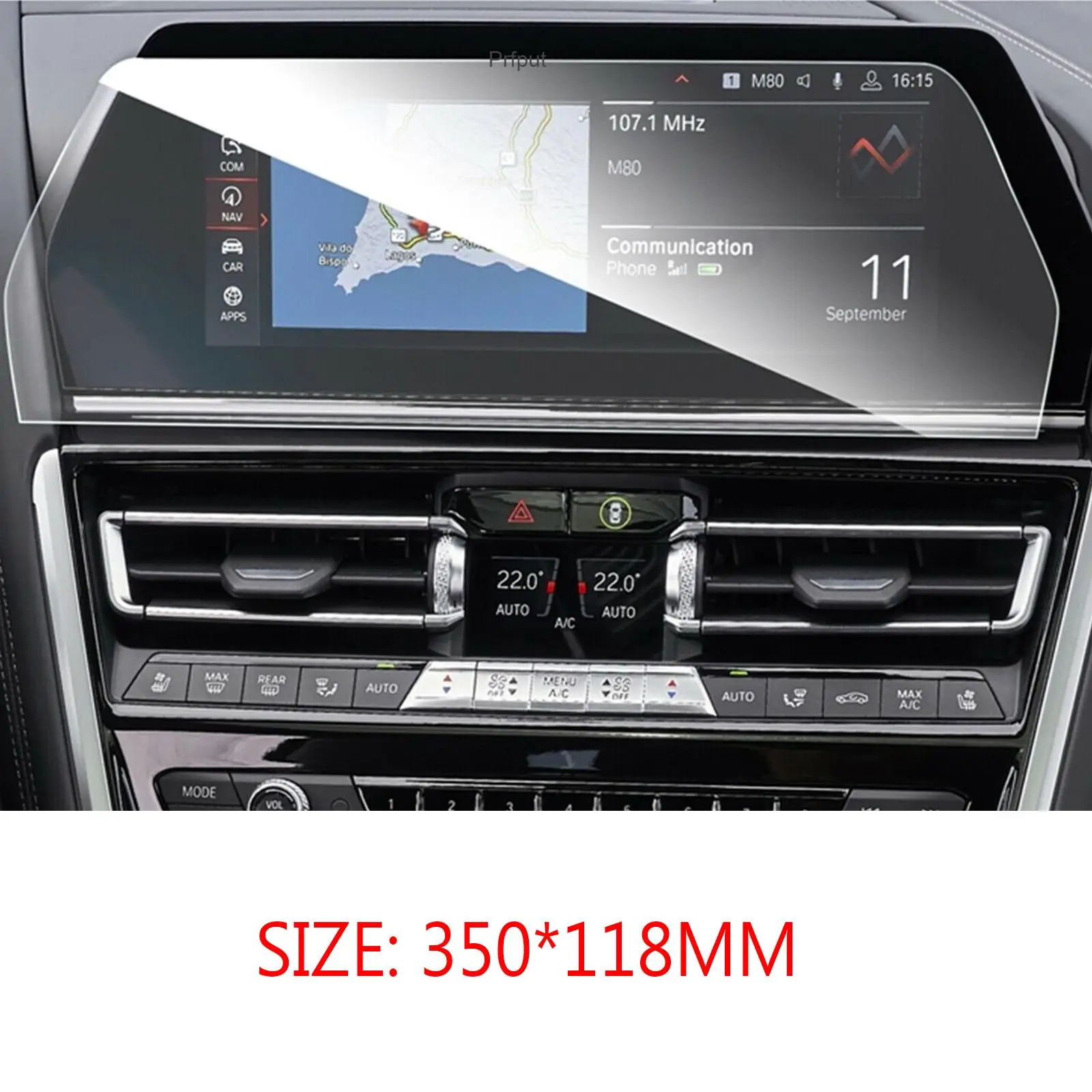 

Car Navigation Screen Protector Tempered Glass Film Fits For BMW 8 Series 2020 2021 Auto Accessories Interior Parts