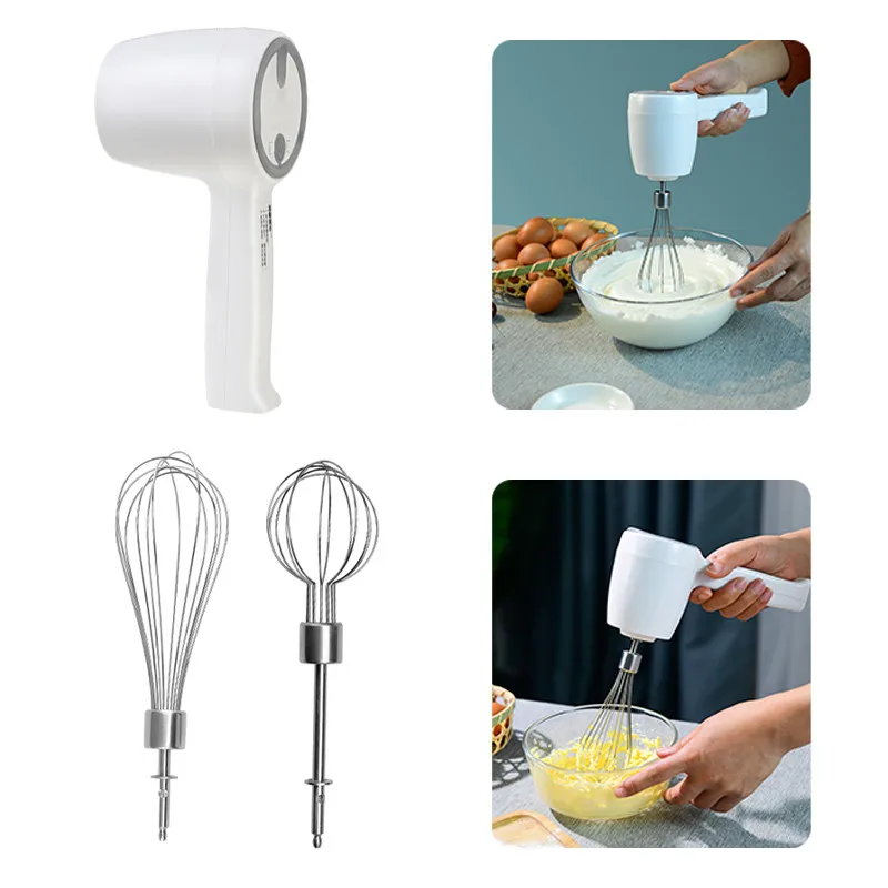 

Rechargeable Wireless Egg Beater Whisk USB Portable Home Dough Blender Handheld Electric Food Mixer High Power Eco-Friendly Tool