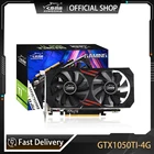 JINGSHA GTX 1050TI 4G Оригинальная графическая карта 128 бит GDDR5 1050Ti 4 Гб графические карты GPU для настольного компьютера игровая карта HDMI VGA