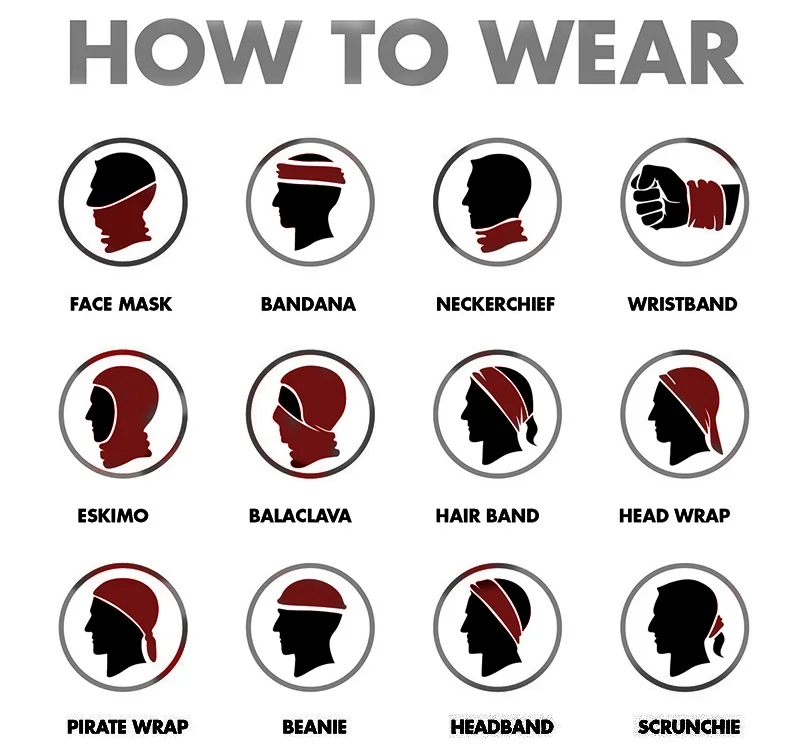 Шарф для езды на мотоцикле Mack ветрозащитный и дышащий модный