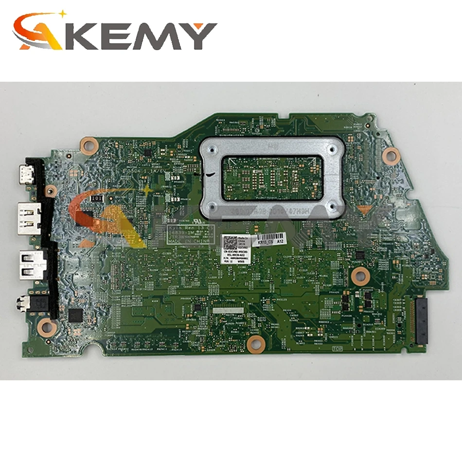 16839-1 Y5HR3 материнская плата для ноутбука DELL Inspiron 13 7370 7373 Материнская CN-0C2G64 0C2G64 W/