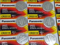 20pcslot panasonic cr2016 3v button cell coin battery for watch toys computer calculator control cr 2016 batteries
