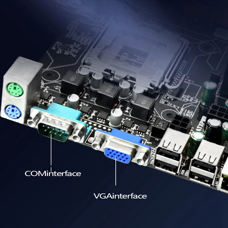Материнская плата G31 для компьютера двухканальная SATA2.0 Φ LGA 775 Pin поддерживает