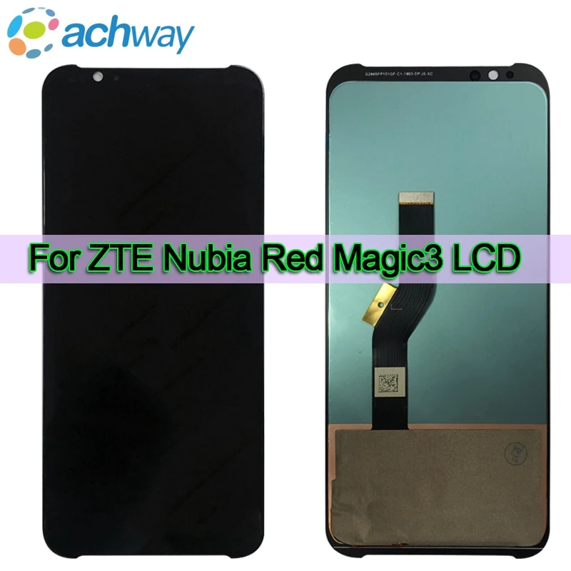 

ЖК-дисплей Amoled для ZTE Nubia Red Magic3 NX629J, дисплей с сенсорным экраном и дигитайзером для Red Magic 3, ЖК-дисплей с инструментами