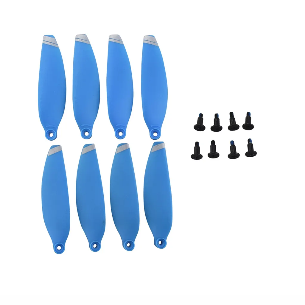 

8PCS propeller with screws for DJI Mavic Mini spare parts aerial quadcopter 4726F propeller blue