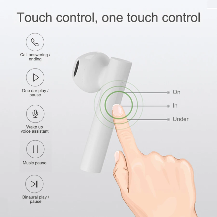 Беспроводные наушники Xiaomi Air2 SE TWS AirDots Pro 2SE SBC/AAC Mi True Air 2 длительный режим ожидания