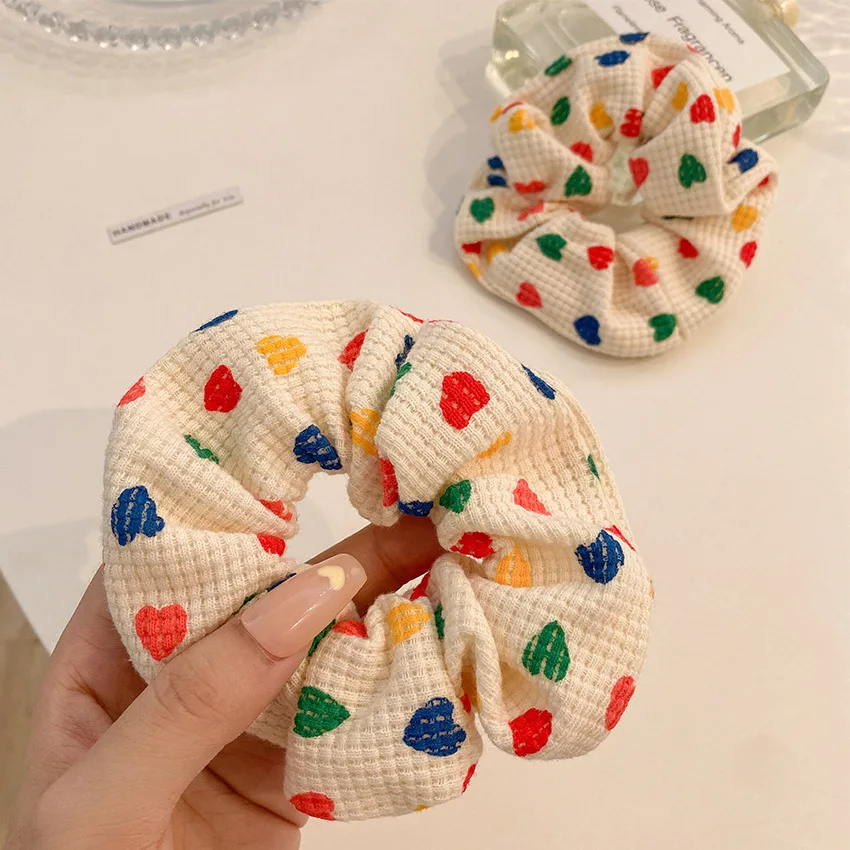 Резинка для волос милая любовь эластичная заколка карамельного цвета девочек