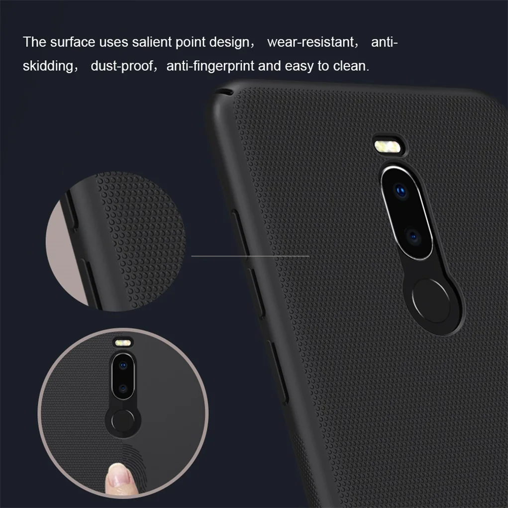 Для Meizu Note 8 чехол Nillkin матовый защитный жесткий чехол на заднюю панель матовый чехол для Meizu Note 8 бампер Подарочный держатель