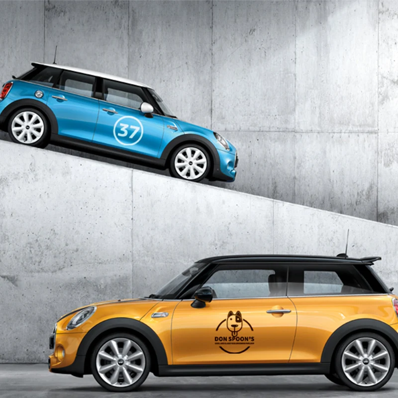 Рисунок из мультфильма Тачки животных декоративный стикер для BMW MINI Cooper F54 F55 F56 F60