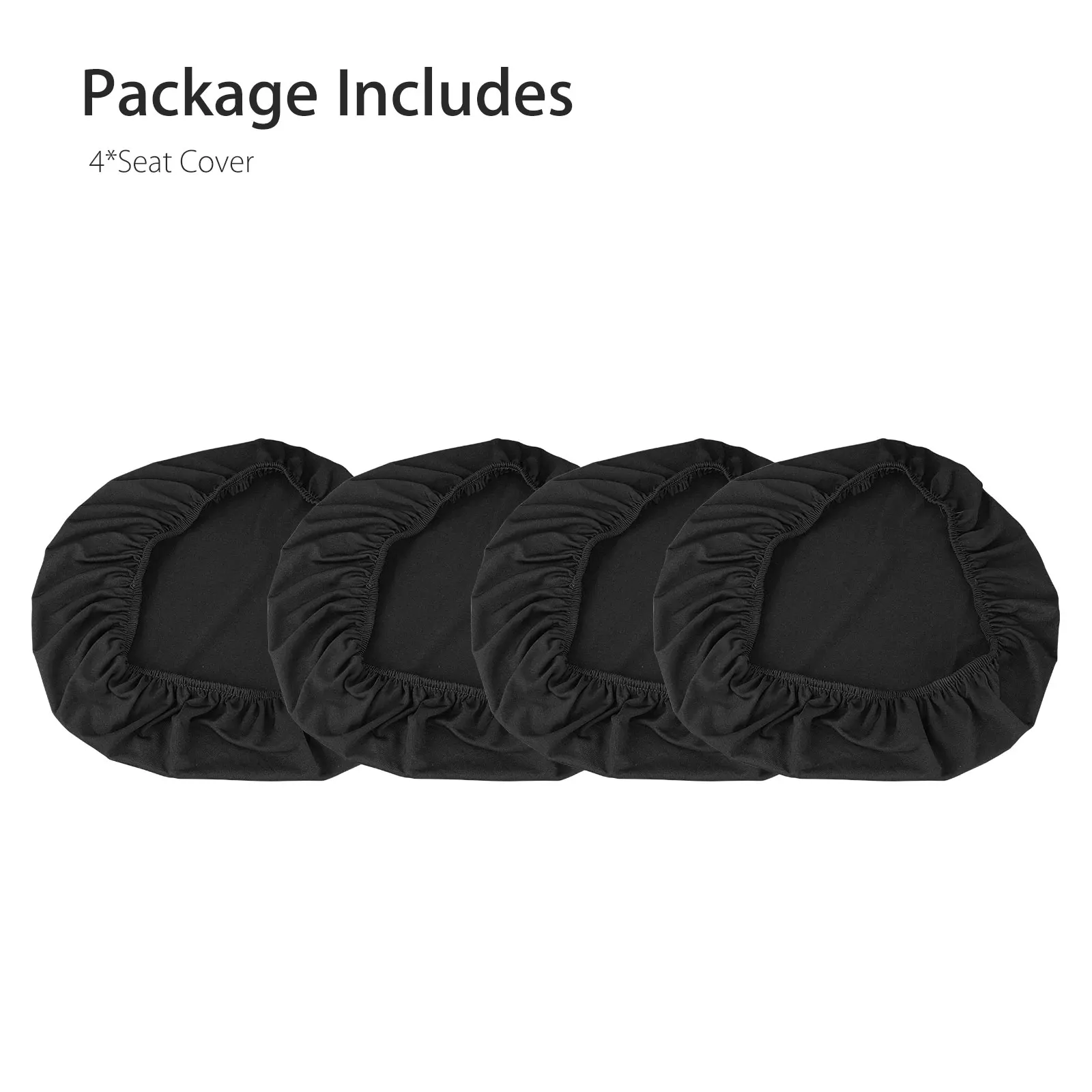 Комплект чехлов на стулья для столовой набор из 4 предметов съемное моющееся