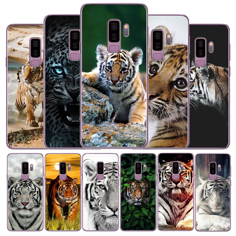 Чехол для телефона с тигром Samsung S7 S8 S9 S10 S20 EDGE Plus Lite note8 note9 note10 Мягкий силиконовый